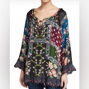 Johnny Was Floral Long Sleeve Blouse